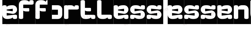 effortless essential字体转换 effortless essential字体转换